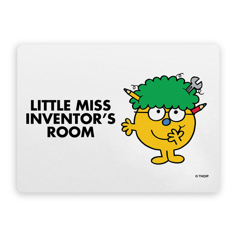 Little Miss Inventor Door Plaque