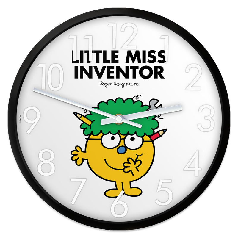 Little Miss Inventor Personalised Clock