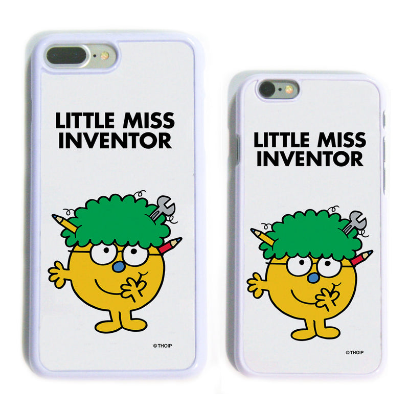 Little Miss Inventor White Phone Case
