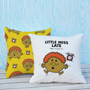 Little Miss Late Micro Fibre Cushion (Lifestyle)