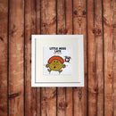 Little Miss Late White Framed Print (Lifestyle)