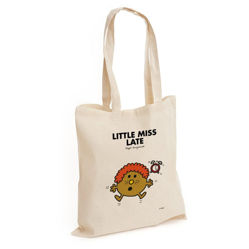 Little Miss Late Long Handled Tote Bag