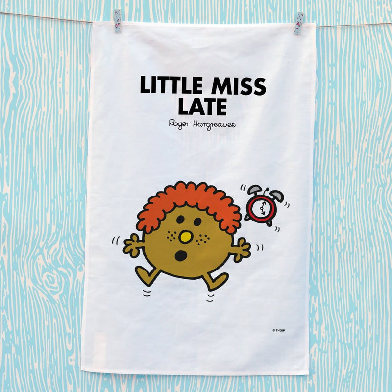 Little Miss Late Tea Towel (Lifestyle)