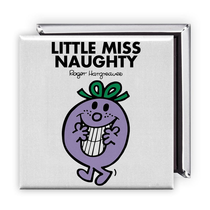 Little Miss Naughty Square Magnet