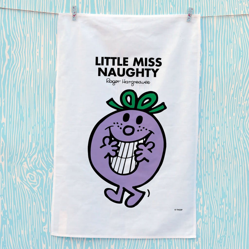 Little Miss Naughty Tea Towel (Lifestyle)