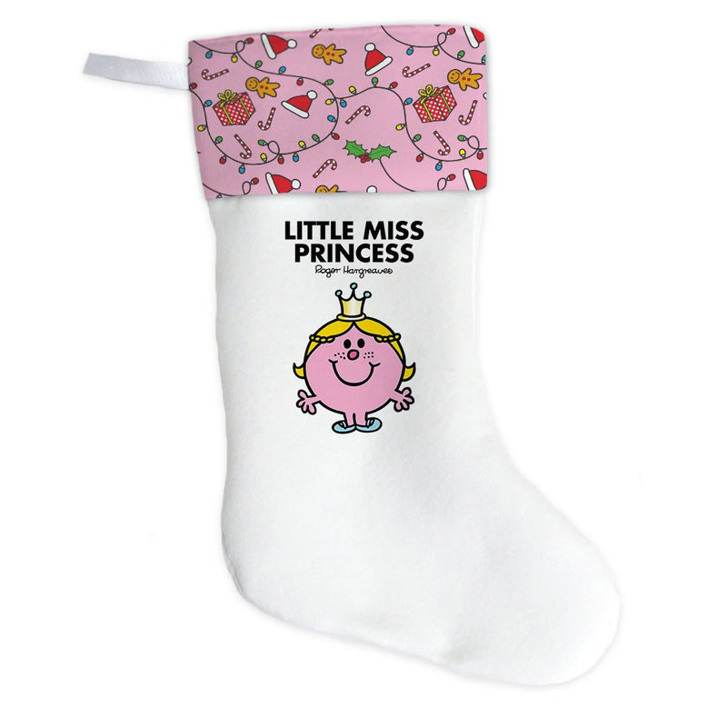 Little Miss Princess Christmas Stocking (Front)
