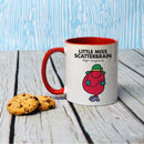 Little Miss Scatterbrain Large Porcelain Colour Handle Mug (Lifestyle)