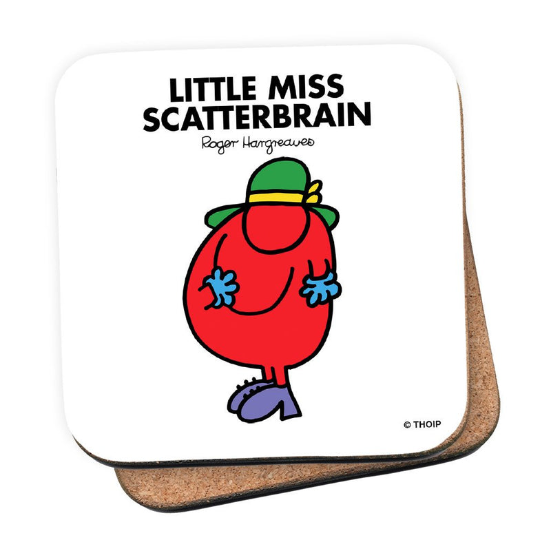 Little Miss Scatterbrain Cork Coaster