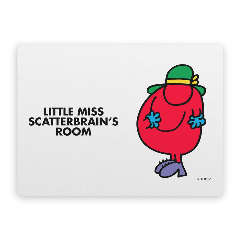 Little Miss Scatterbrain Door Plaque