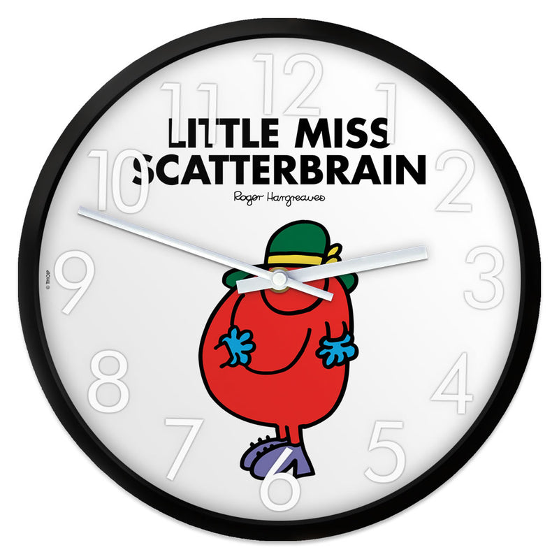 Little Miss Scatterbrain Personalised Clock