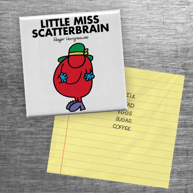 Little Miss Scatterbrain Square Magnet (Lifestyle)
