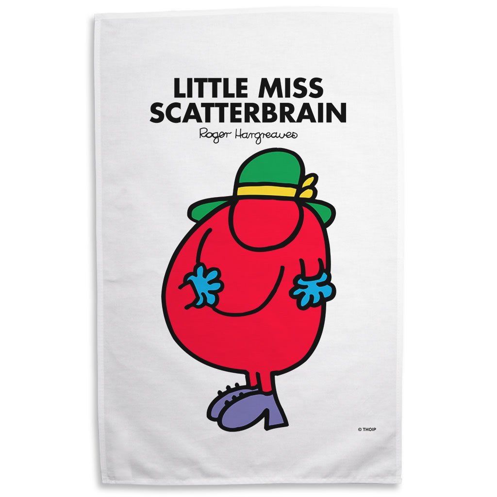 Little Miss Scatterbrain Tea Towel - Official Nostalgic Gift Ide