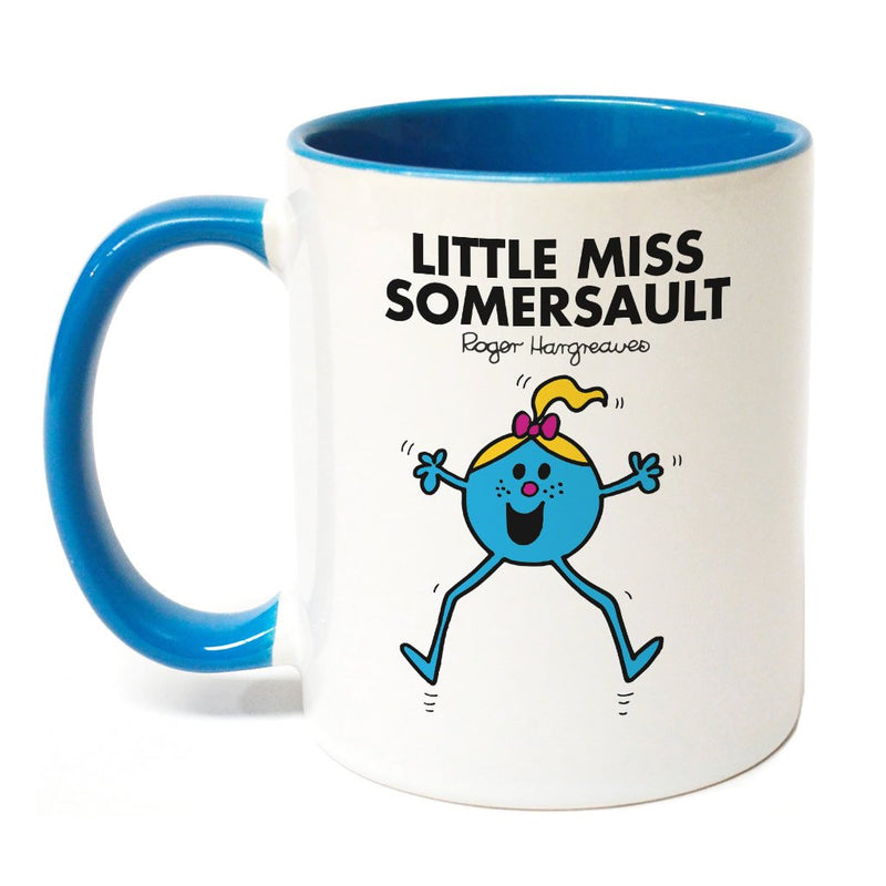 Little Miss Somersault Large Porcelain Colour Handle Mug