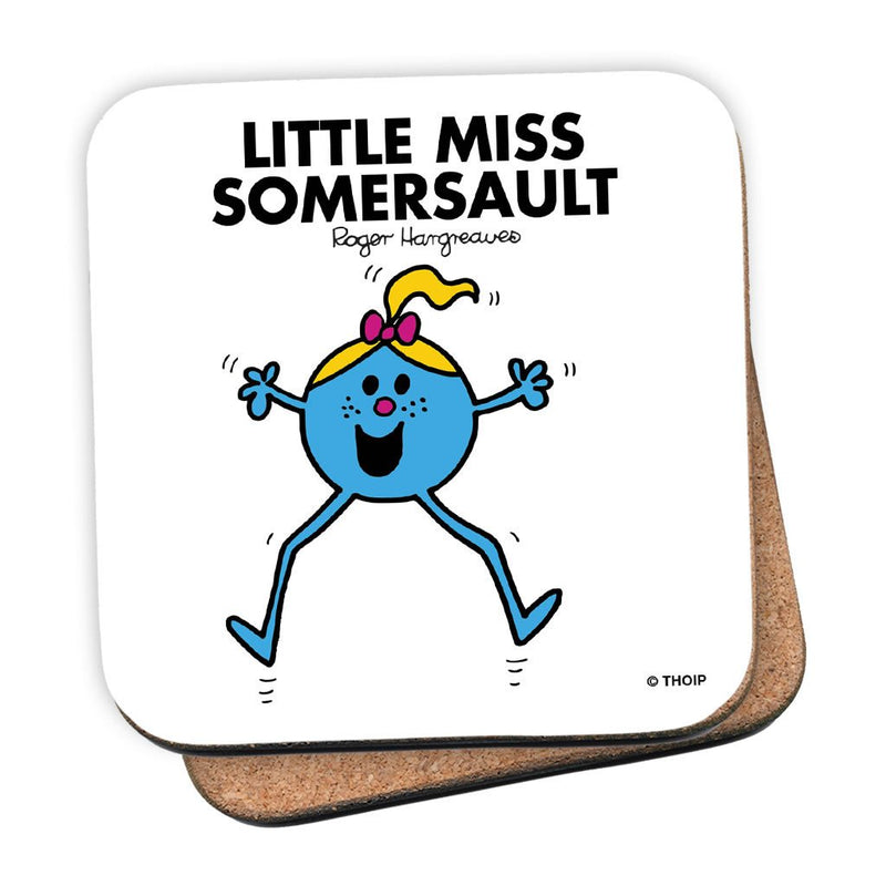 Little Miss Somersault Cork Coaster