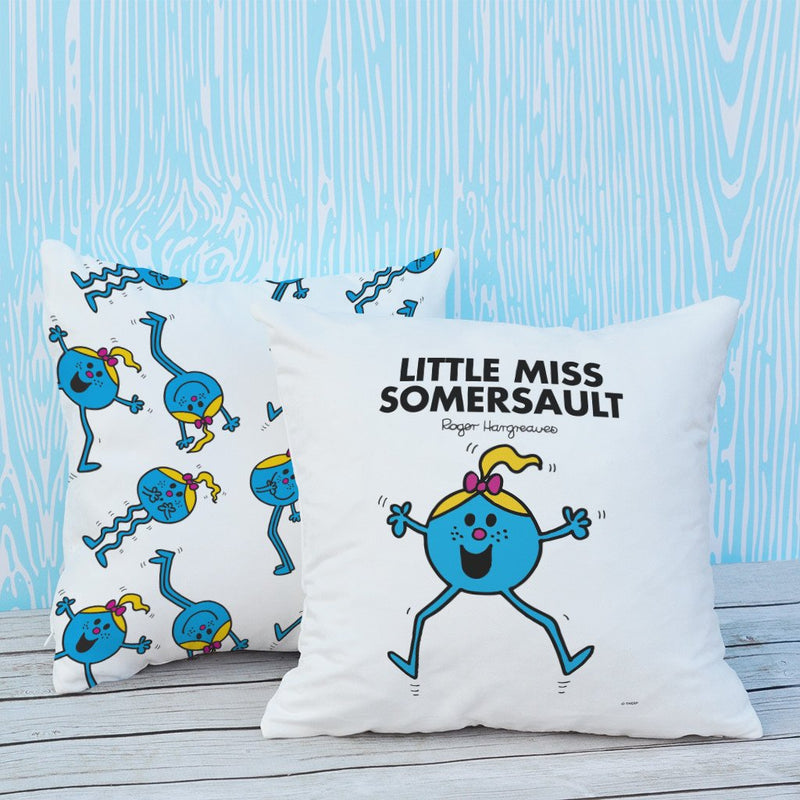 Little Miss Somersault Micro Fibre Cushion (Lifestyle)