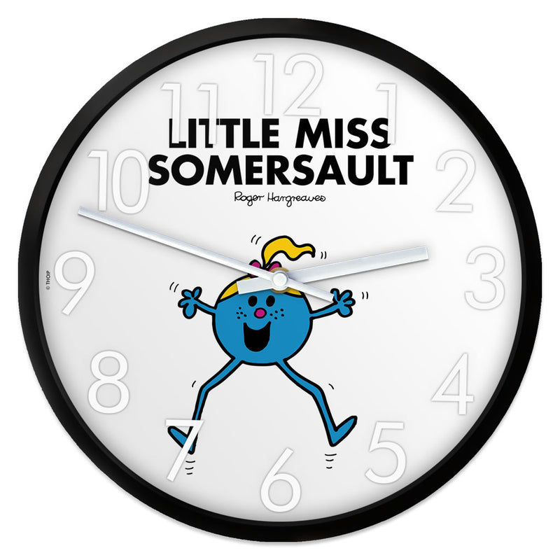 Little Miss Somersault Personalised Clock