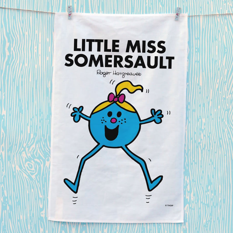 Little Miss Somersault Tea Towel (Lifestyle)