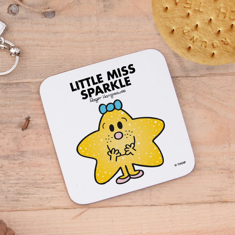 Little Miss Sparkle Cork Coaster (Lifestyle)