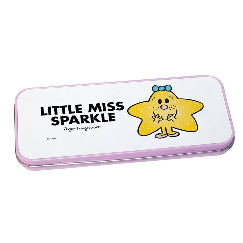 Little Miss Sparkle Pencil Case Tin (Pink)