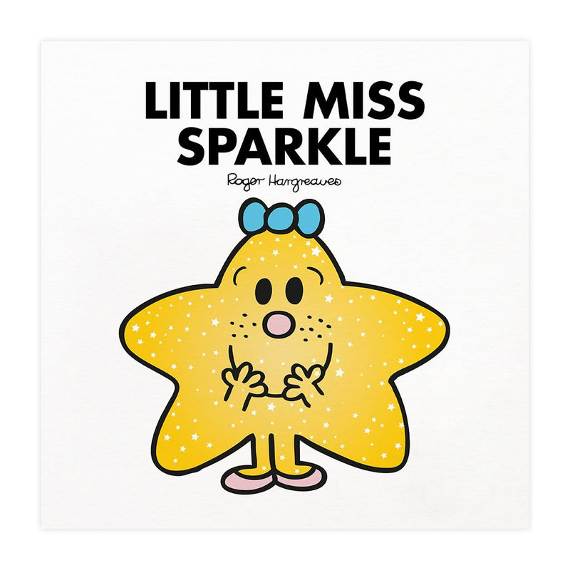 Little Miss Sparkle Mounted Art Print