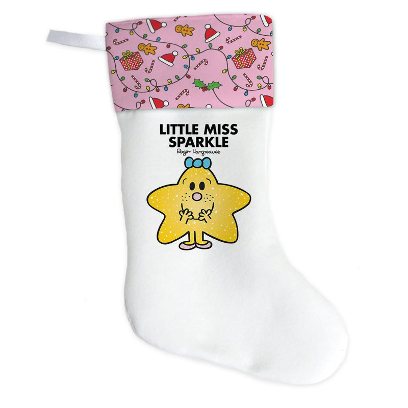 Little Miss Sparkle Christmas Stocking (Front)