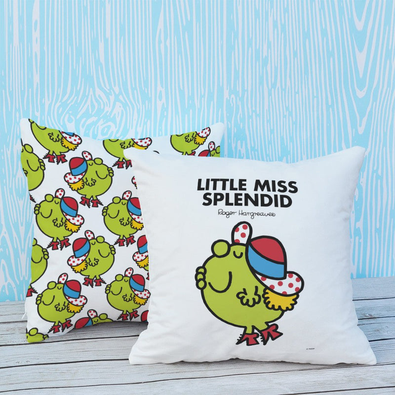 Little Miss Splendid Micro Fibre Cushion (Lifestyle)
