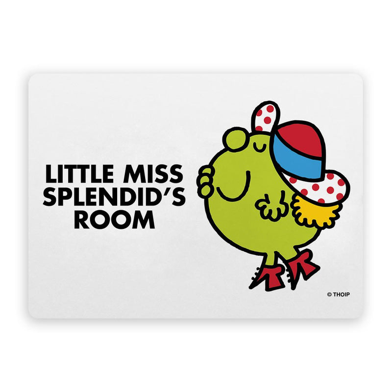 Little Miss Splendid Door Plaque