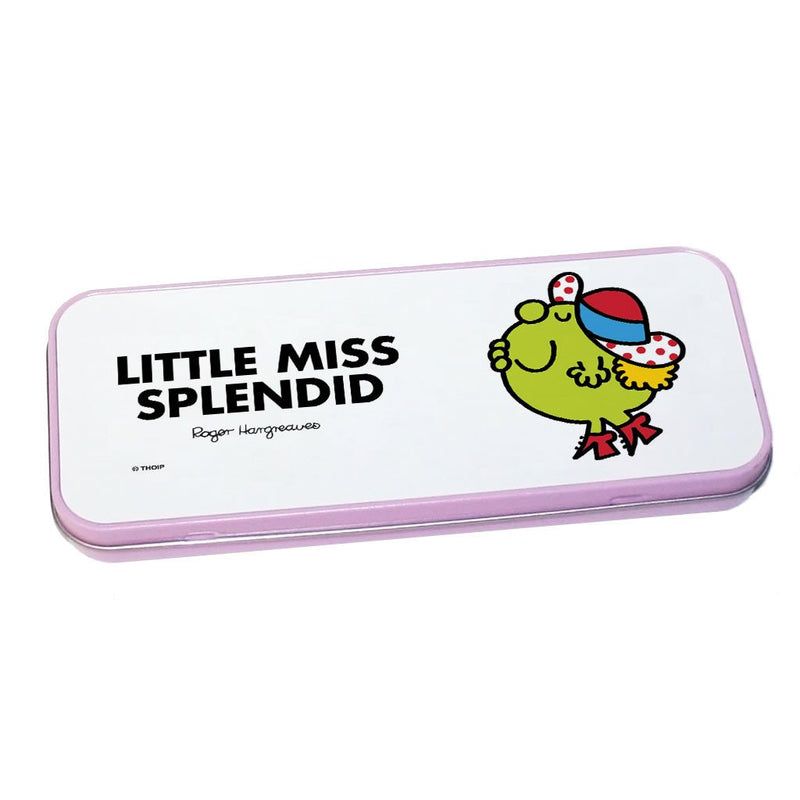 Little Miss Splendid Pencil Case Tin (Pink)