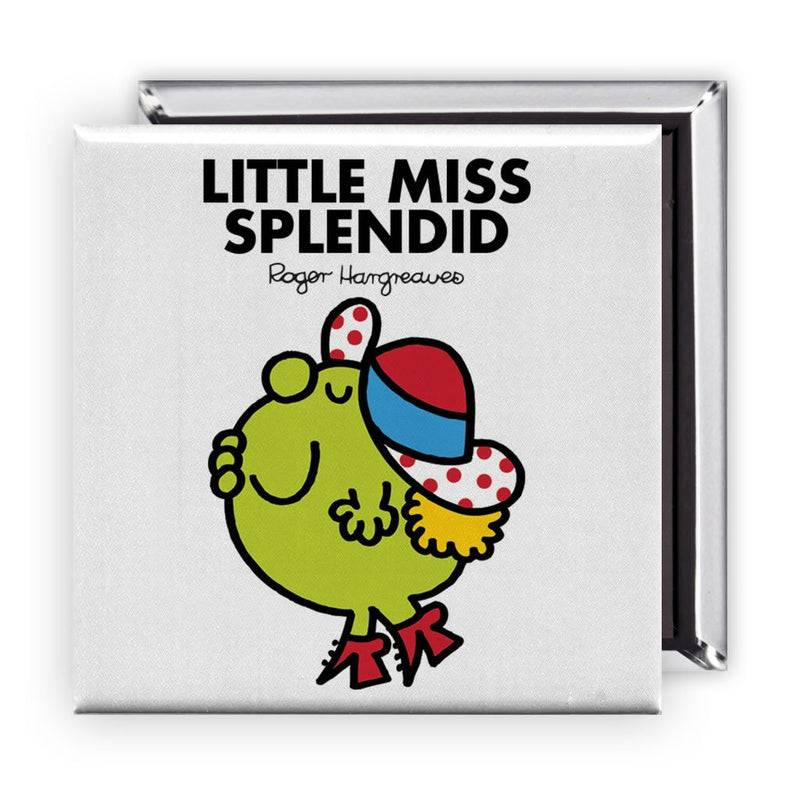 Little Miss Splendid Square Magnet