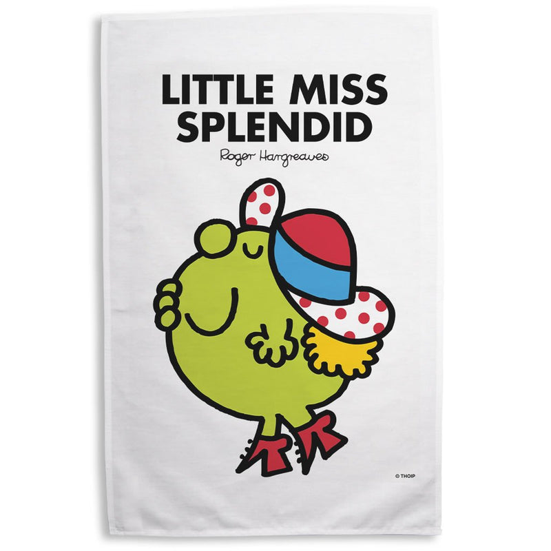 Little Miss Splendid Tea Towel