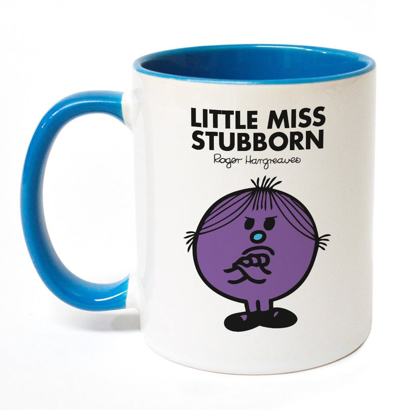 Little Miss Stubborn Large Porcelain Colour Handle Mug