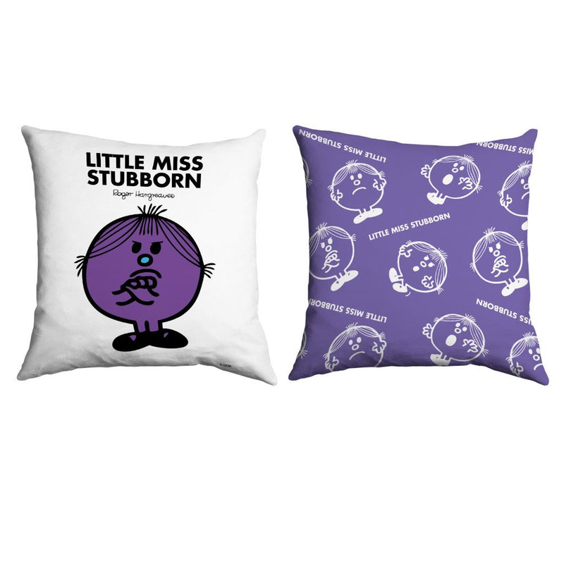 Little Miss Stubborn Micro Fibre Cushion