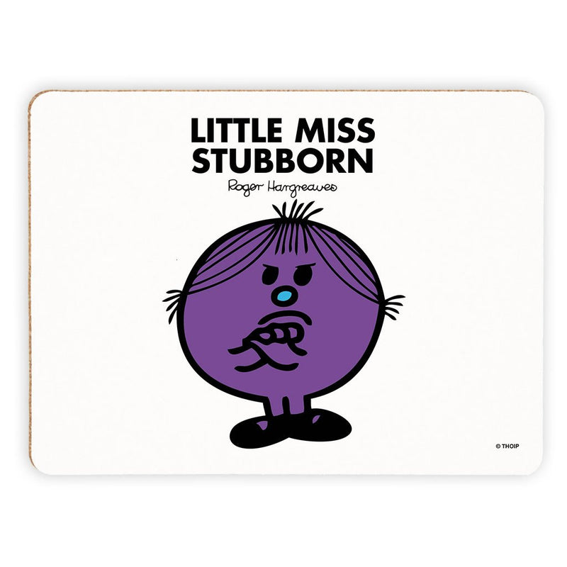 Little Miss Stubborn Cork Placemat