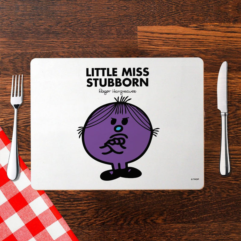 Little Miss Stubborn Cork Placemat (Lifestyle)