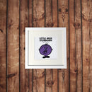 Little Miss Stubborn White Framed Print (Lifestyle)