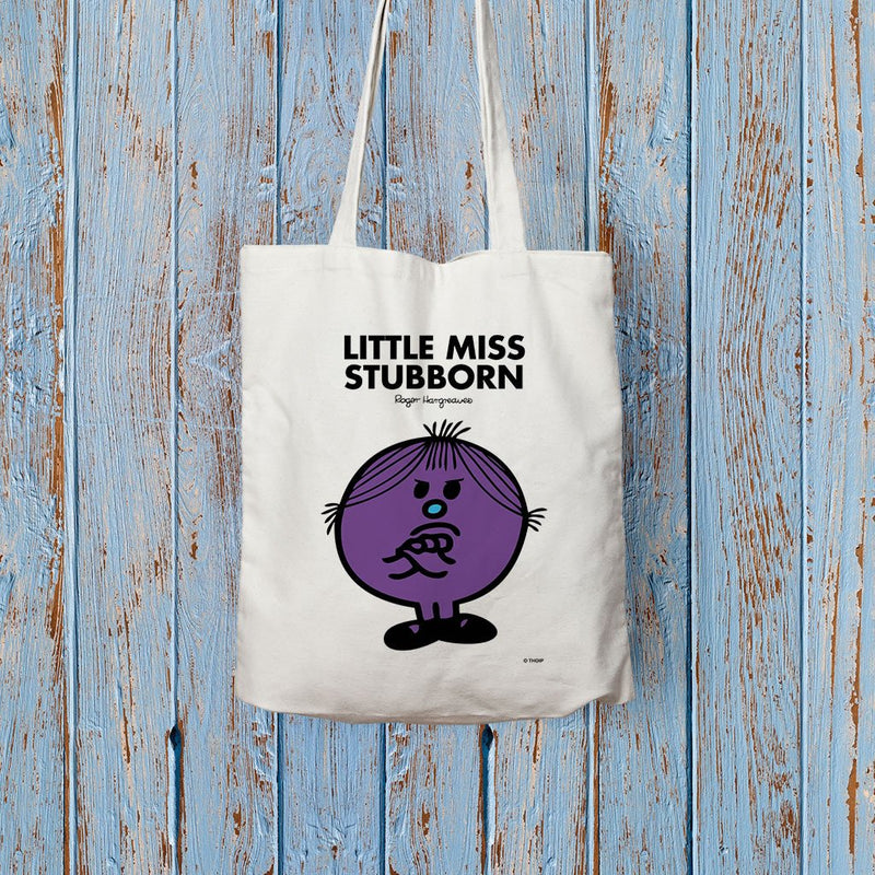 Little Miss Stubborn Long Handled Tote Bag (Lifestyle)