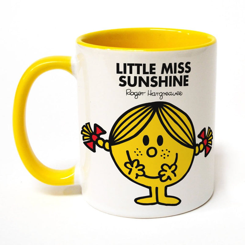 Little Miss Sunshine Large Porcelain Colour Handle Mug