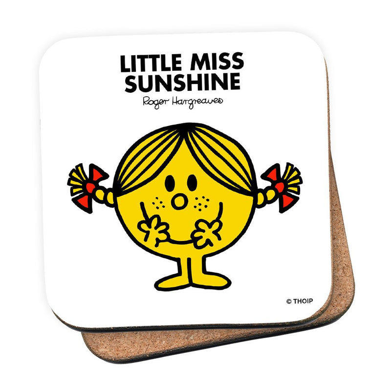 Little Miss Sunshine Cork Coaster