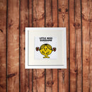 Little Miss Sunshine White Framed Print (Lifestyle)