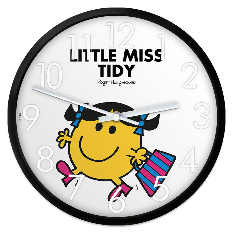 Little Miss Tidy Personalised Clock