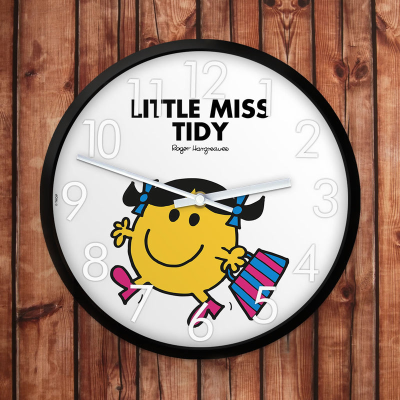 Little Miss Tidy Personalised Clock (Lifestyle)