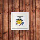 Little Miss Tidy White Framed Print (Lifestyle)