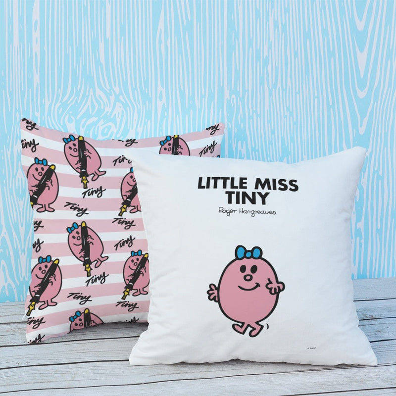 Little Miss Tiny Micro Fibre Cushion (Lifestyle)