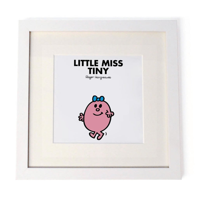 Little Miss Tiny White Framed Print