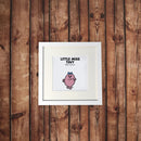 Little Miss Tiny White Framed Print (Lifestyle)