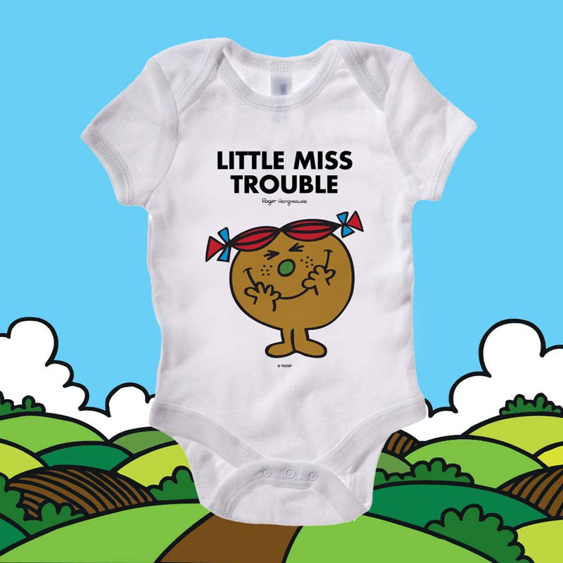 Little Miss Trouble Baby Grow