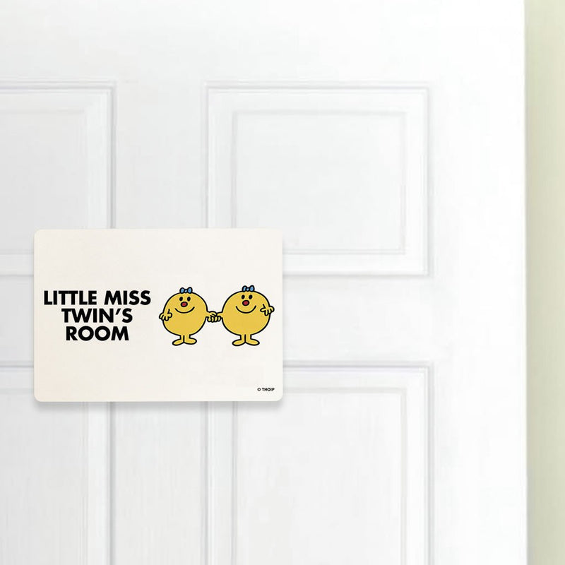 Little Miss Twins Door Plaque (Lifestyle)
