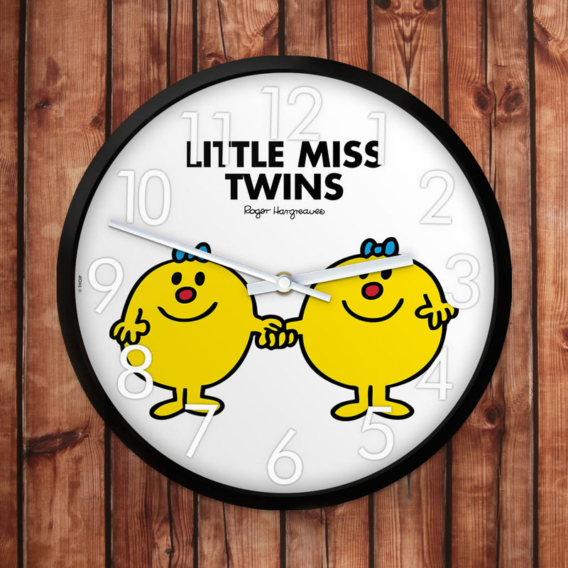 Little Miss Twins Personalised Clock (Lifestyle)