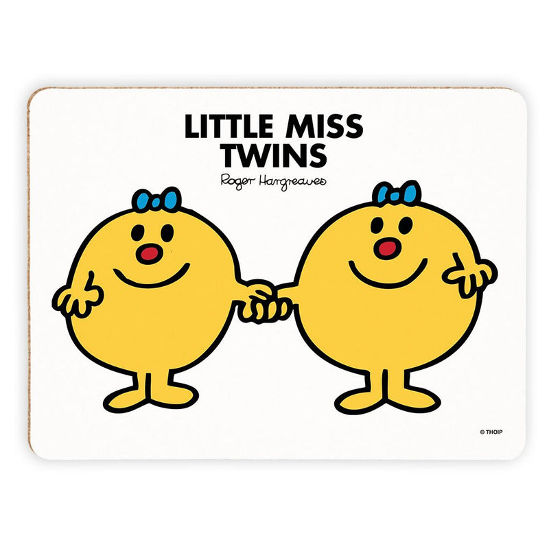 Little Miss Twins Cork Placemat