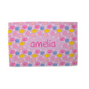 Little Miss - Pink Hearts Baby Blanket